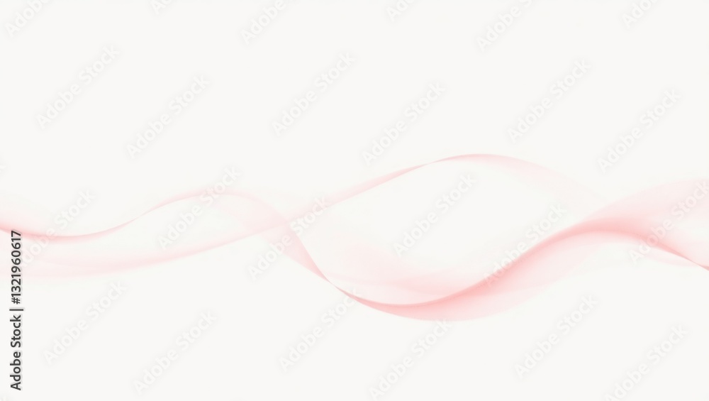Abstract pink flowing lines on white background Abstract pink flowing lines on white background