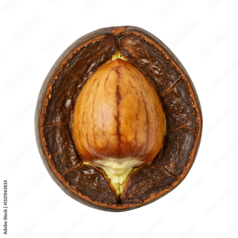 Brown Nut Shell Closeup Macro Photography Brown Nut Shell Closeup Macro Photography