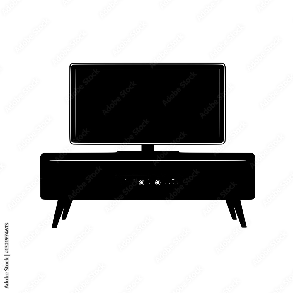 Contemporary TV stand, furniture vector, furniture design Contemporary TV stand, furniture vector, furniture design