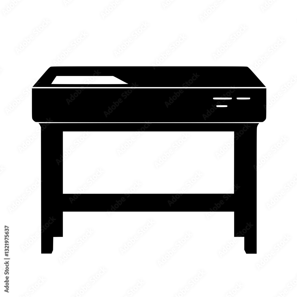 Eclectic Printer stand, furniture vector, furniture design Eclectic Printer stand, furniture vector, furniture design