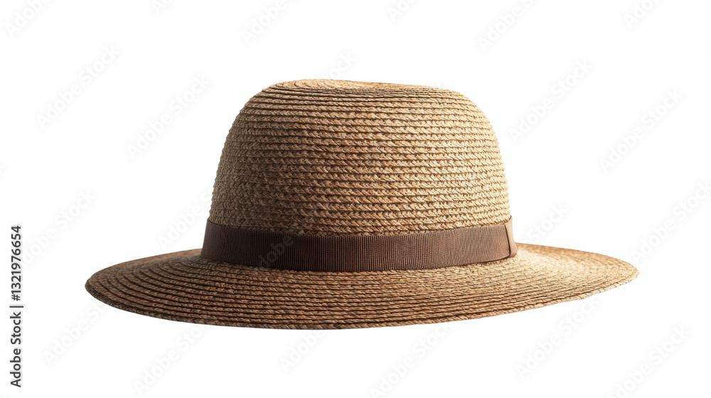 Wide Brimmed hat isolated on white background Wide Brimmed hat isolated on white background