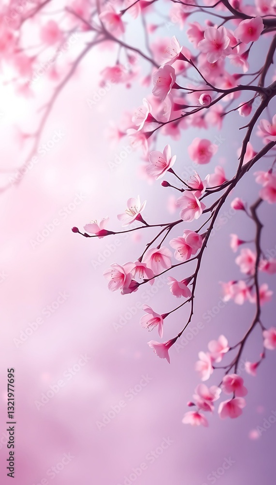 Obraz premium pink cherry blossoms