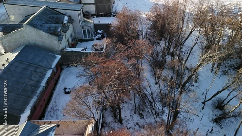 Wallpaper Mural Ushuaia, End Of The World, winter season. Snowy park Torontodigital.ca