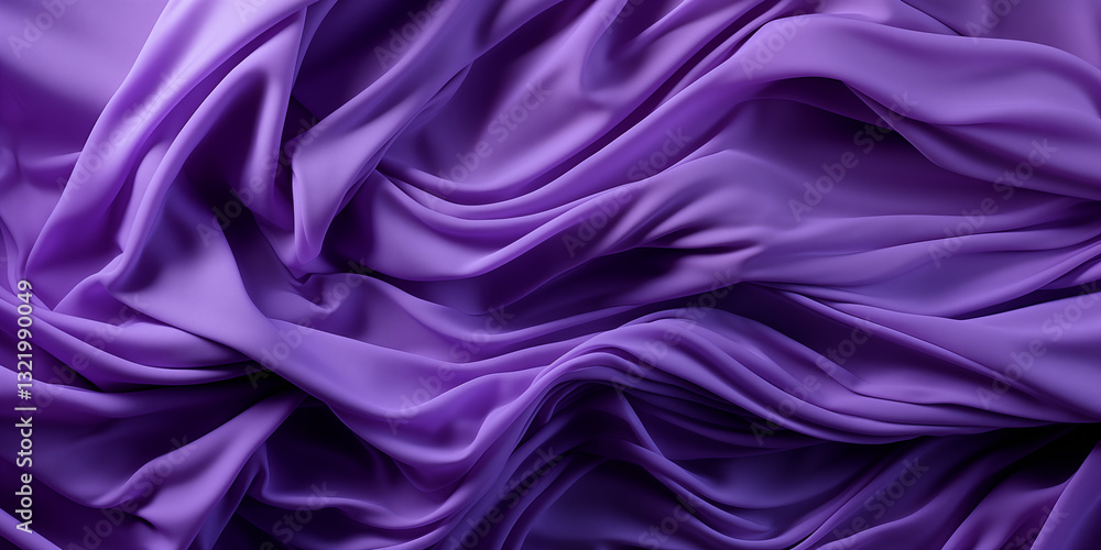 Lilac fabric. Crumpled silk fabric. Light purple background. New folded fabric. Lilac fabric. Crumpled silk fabric. Light purple background. New folded fabric.