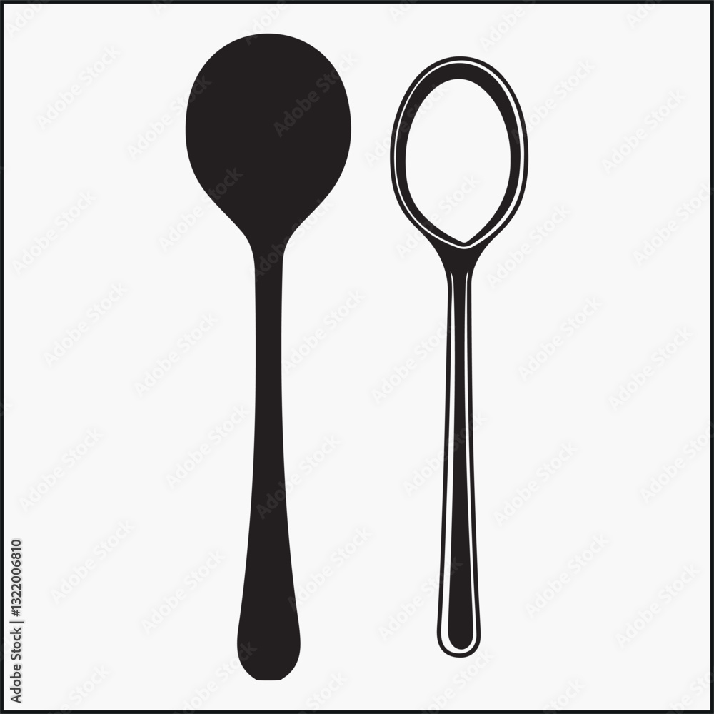Soup ladle silhouette clipart Soup ladle silhouette clipart