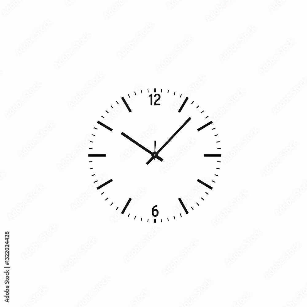 Minimalist Timekeeper: Capturing the essence of time with a clean, minimalist design of a classic clock face, its hands poised to mark the moments. Minimalist Timekeeper: Capturing the essence of time with a clean, minimalist design of a classic clock face, its hands poised to mark the moments.