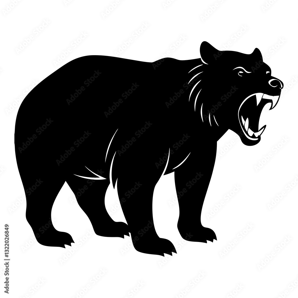 vector illustration of bear vector illustration of bear