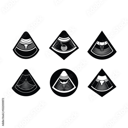Download this detailed ultrasound vector for medical or healthcare design use
