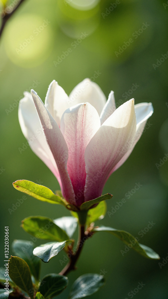 Stunning Magnolia Flower in Bloom: Perfect for Spring Promotions, Floral Shops, and Nature-Themed Marketing Campaigns Stunning Magnolia Flower in Bloom: Perfect for Spring Promotions, Floral Shops, and Nature-Themed Marketing Campaigns