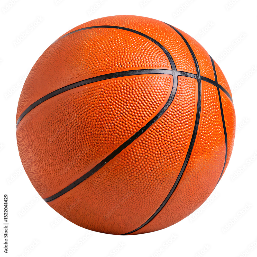 Fototapeta premium Basketball Isolated on Transparent Background