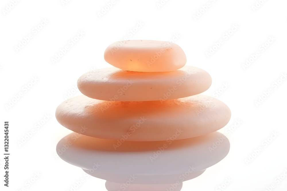 Stacked Pink Stones for Relaxation and Wellness Stacked Pink Stones for Relaxation and Wellness