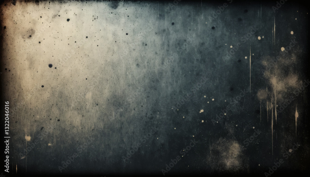 Fototapeta premium Highly detailed old movie film texture with layered dust spots, vintage grain, and scratch effects.