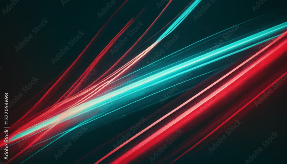 High-energy neon light leaks with dynamic red and teal streaks, illuminated by textured film grain overlay. High-energy neon light leaks with dynamic red and teal streaks, illuminated by textured film grain overlay.