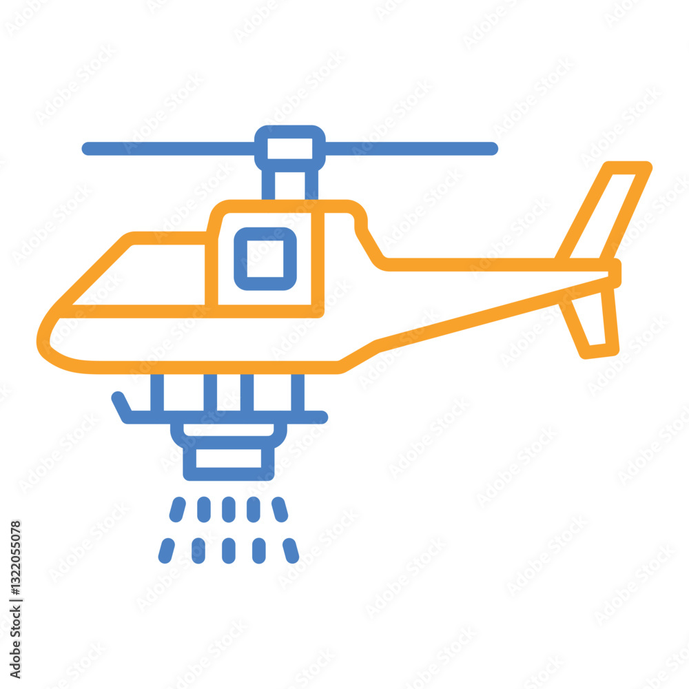 Firefighter Helicopter Icon Firefighter Helicopter Icon