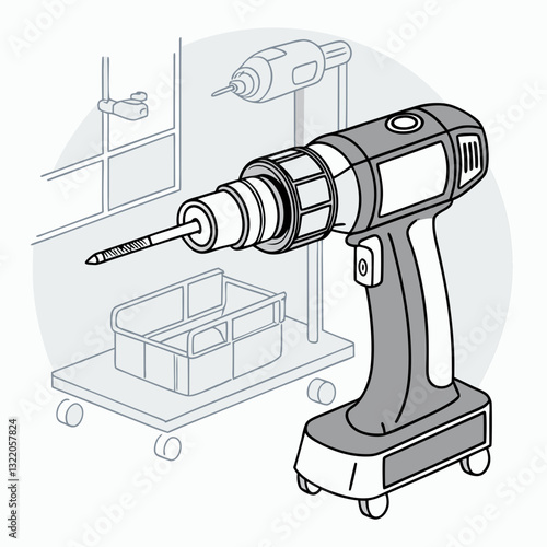 A robotic micro-drill used for neurosurgery, offering extreme precision.
