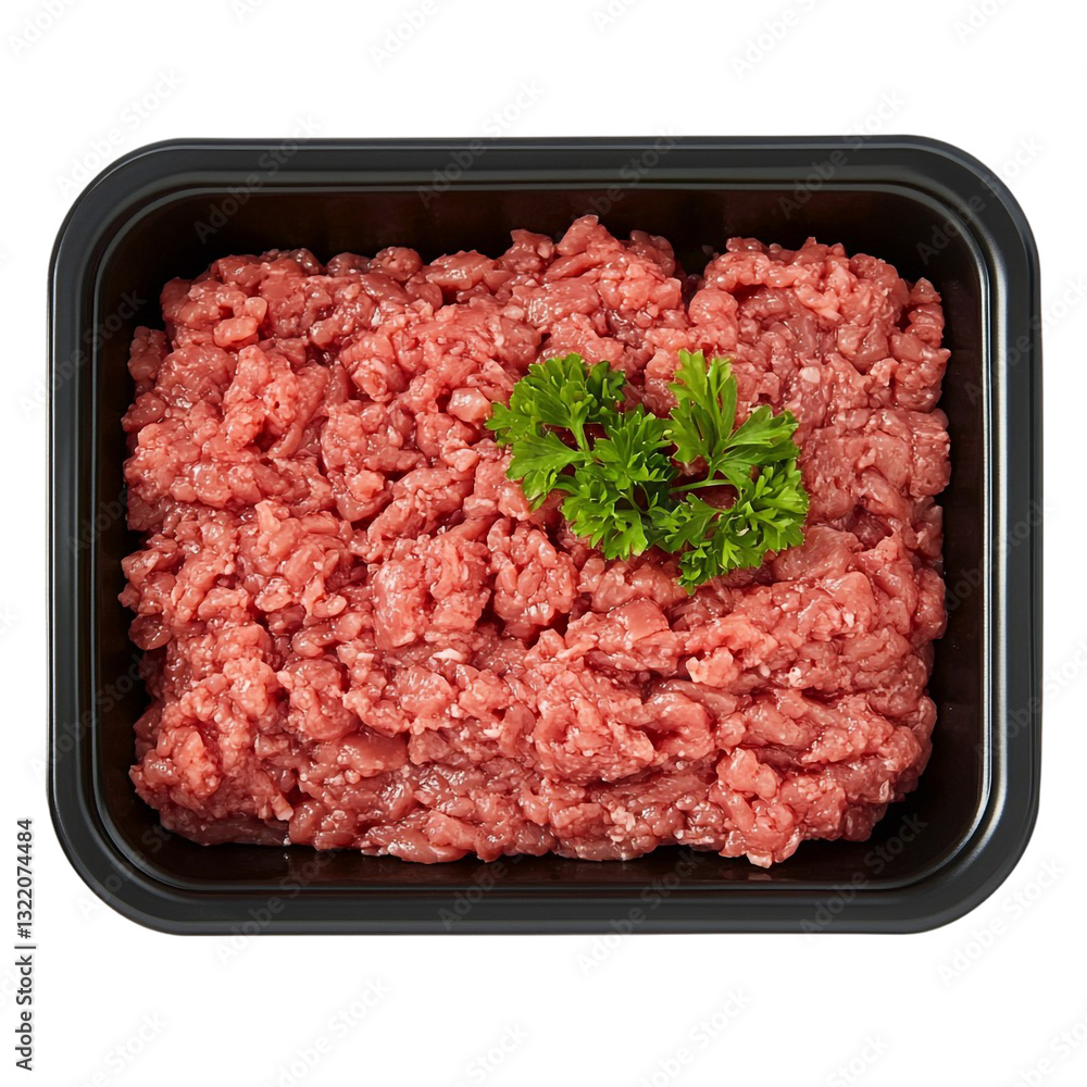 Fresh ground beef ready for cooking a delicious meal Fresh ground beef ready for cooking a delicious meal