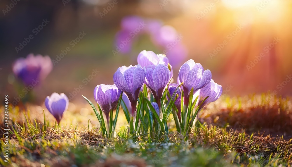 Snowdrop Flowers and Lilac Crocuses Blossom in a Sunlit Park on a Warm Spring Day Vibrant and Tranquil Scene Capturing the First Blooms of Natures Awakening Snowdrop Flowers and Lilac Crocuses Blossom in a Sunlit Park on a Warm Spring Day Vibrant and Tranquil Scene Capturing the First Blooms of Natures Awakening