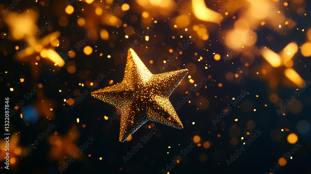 Star animation. Golden stars rotate, shiny glossy cartoon star 3d rotation for mobile game ui, video effects. Sparkling object in different sides isolated on dark background vector illustration set. Star animation. Golden stars rotate, shiny glossy cartoon star 3d rotation for mobile game ui, video effects. Sparkling object in different sides isolated on dark background vector illustration set.