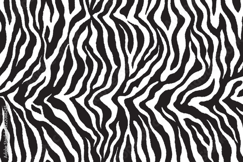 Tiger skin texture vector illustration