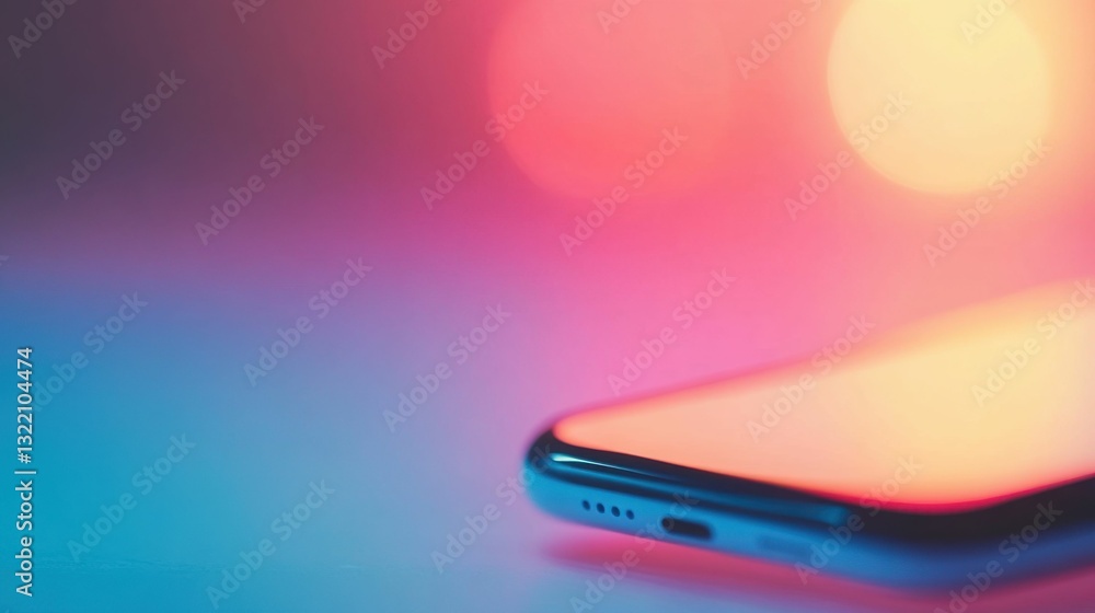 Rows of text notifications displayed on a large screen, vibrant lighting, modern and immersive theme Rows of text notifications displayed on a large screen, vibrant lighting, modern and immersive theme
