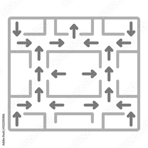 Evacuation Plan Icon