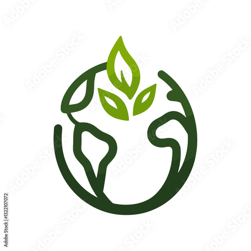 Plant care icon depicting growth and nurturing for eco-friendly initiatives