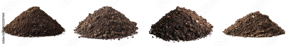 Dark Brown Soil Pile On Transparent Backgrounds Dark Brown Soil Pile On Transparent Backgrounds