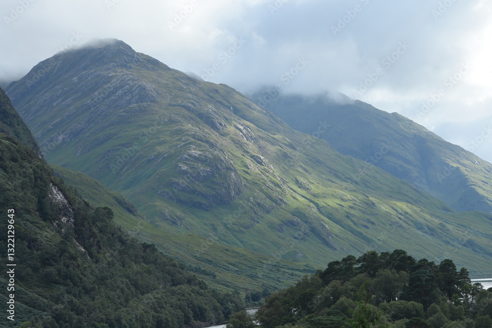 mountain landscape with clouds mountain landscape with clouds