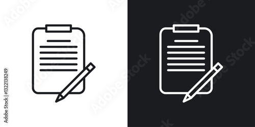 Order icons set in black and white stroke lines