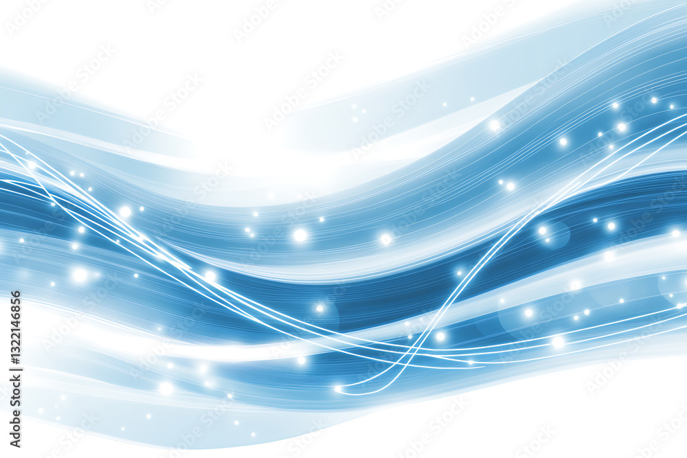 Abstract digital background banner with a sleek design showcasing interconnected data lines in blue and white hues Abstract digital background banner with a sleek design showcasing interconnected data lines in blue and white hues