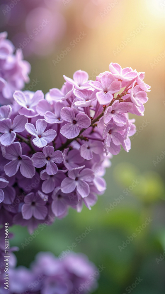 Breathtaking Panorama of Lilac Flowers in Bloom for Easter-Themed Marketing and Spring Celebrations Breathtaking Panorama of Lilac Flowers in Bloom for Easter-Themed Marketing and Spring Celebrations