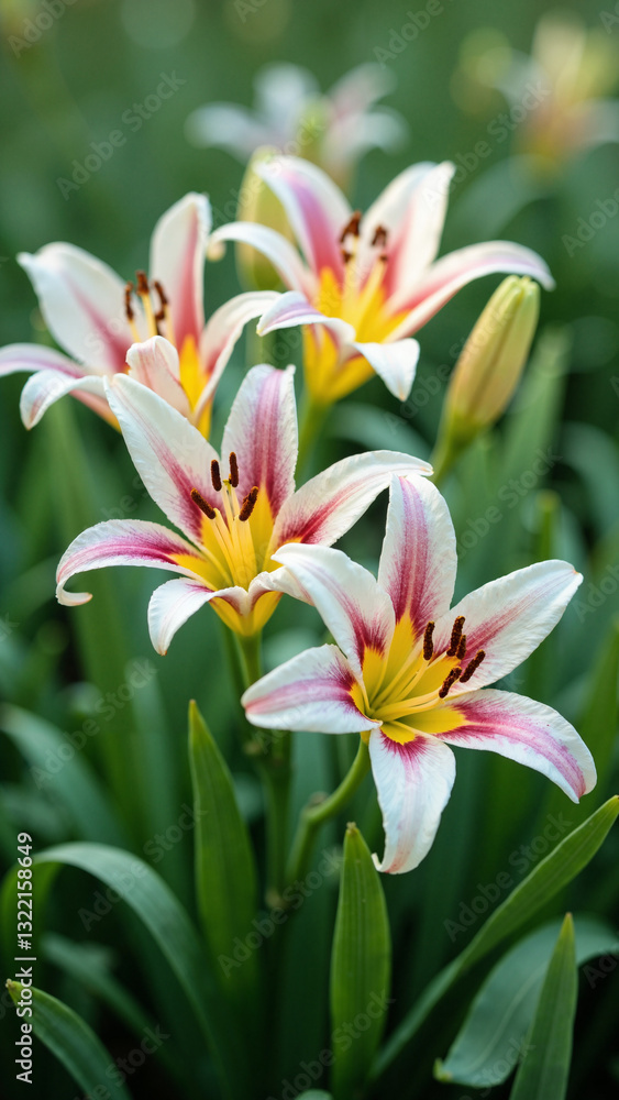Vibrant Spring Lilies in Lush Green Grass: Perfect for Easter Celebrations, Floral Marketing, and Seasonal Promotions Vibrant Spring Lilies in Lush Green Grass: Perfect for Easter Celebrations, Floral Marketing, and Seasonal Promotions