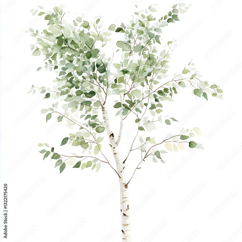Obraz premium Watercolor Tree
