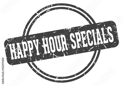 happy hour specials stamp