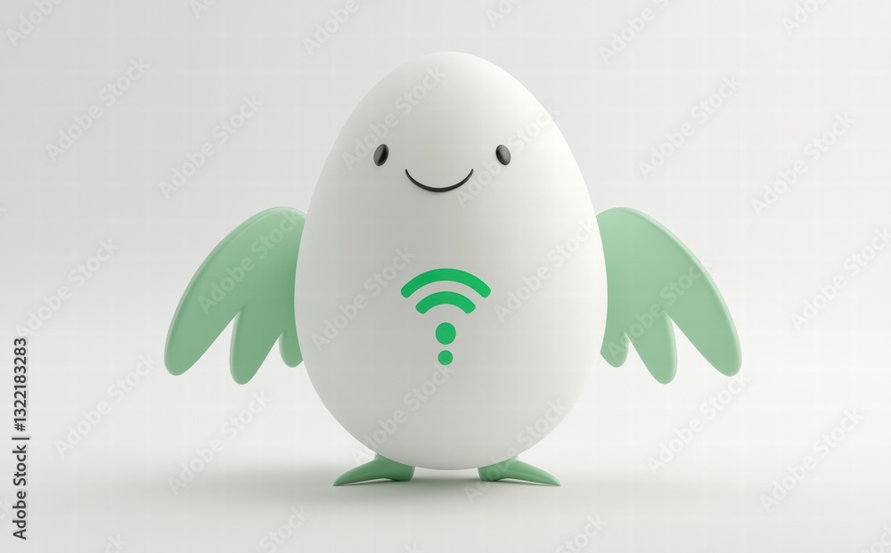 Obraz premium egg with a smile