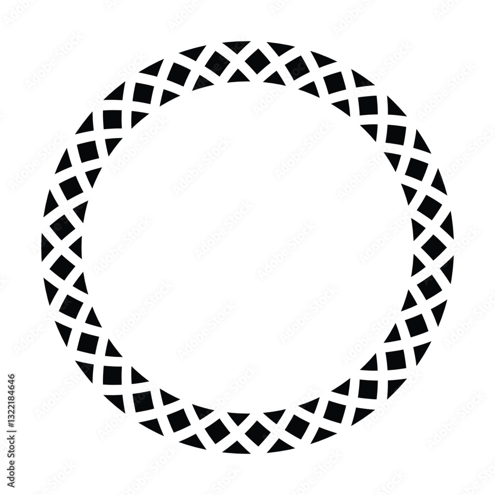 Circle border frame rounded design vector illustration in minimal modern simple isolated doodle design decorative element Circle border frame rounded design vector illustration in minimal modern simple isolated doodle design decorative element