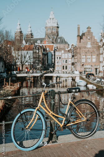 Le magnifique centre-ville de la ville de Amsterdam au Pays-Bas