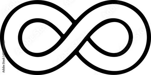 Infinity icon. Infinity, eternity, infinite, endless, loop symbols. Unlimited infinity icon flat style stock vector