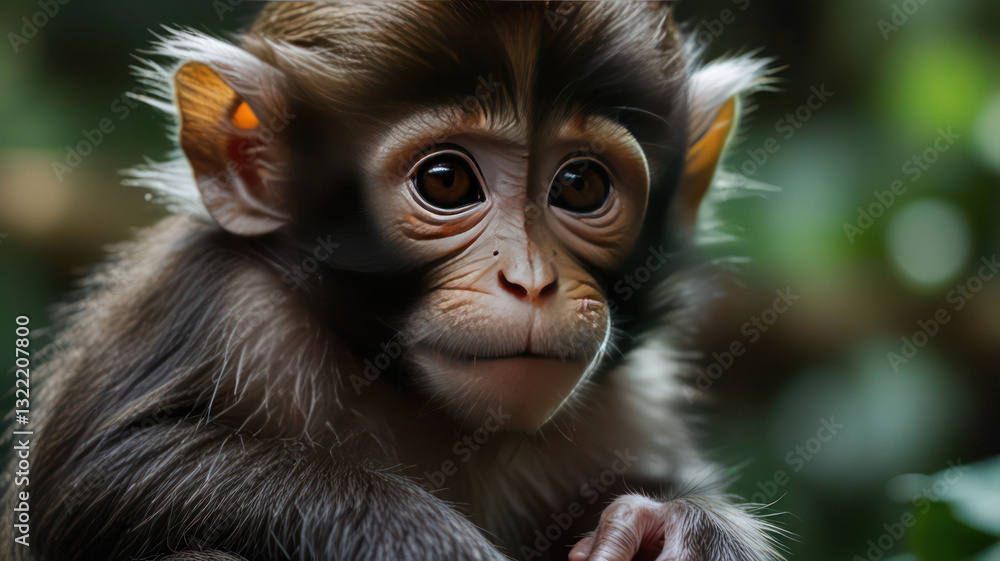 Beautiful unique portrait of baby monkey at monkeys forest in Bali Indonesia, pretty wild animal. Beautiful unique new born monkey at monkeys forest in Bali Indonesia Beautiful unique portrait of baby monkey at monkeys forest in Bali Indonesia, pretty wild animal. Beautiful unique new born monkey at monkeys forest in Bali Indonesia