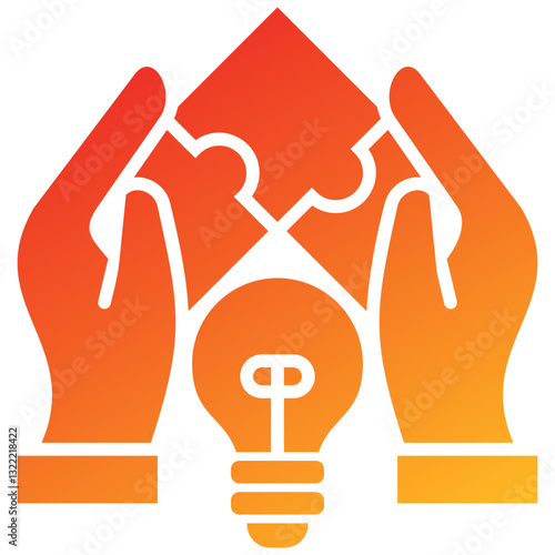 Learning Glyph Gradient Icon