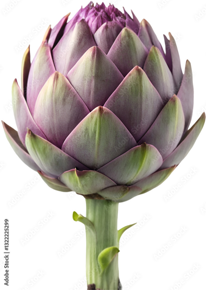 Obraz premium The artichoke plant produces nutritious, edible buds that are widely enjoyed for their unique taste. 