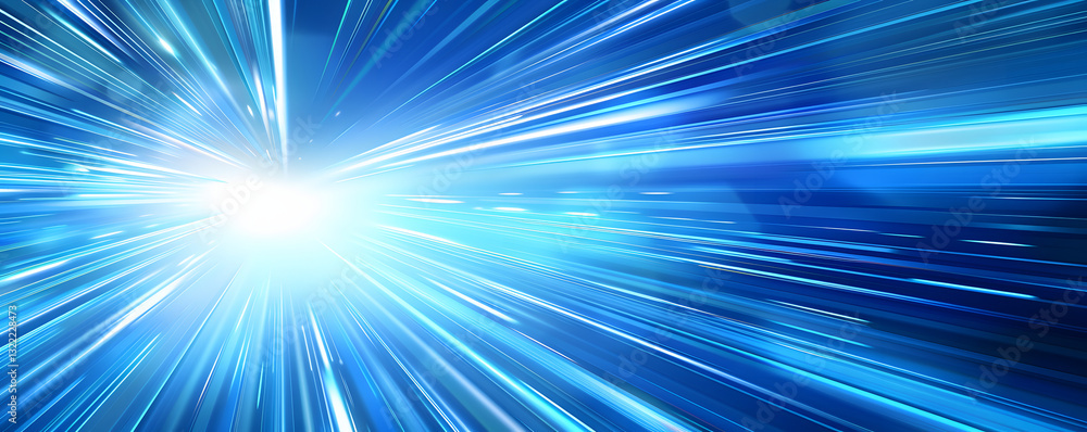 Fototapeta premium A blue and white image of a light