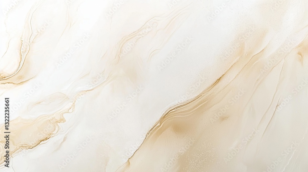 Obraz premium Soft beige colors blend gracefully in an abstract pattern, featuring gentle lines and textures that evoke a sense of calm and elegance in a minimalist setting