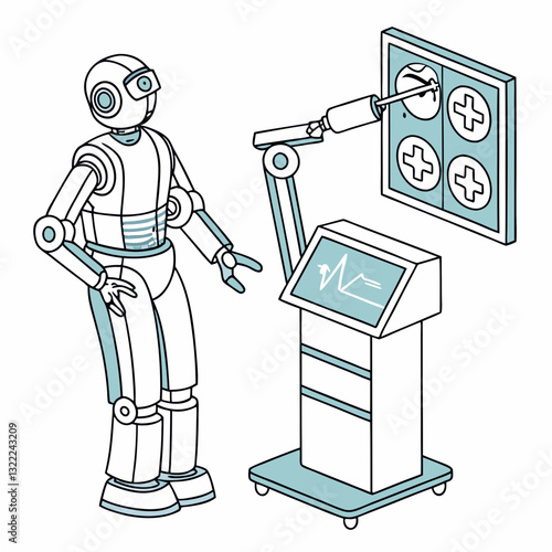 A fully autonomous AI-driven robot for telemedicine and remote surgeries.
