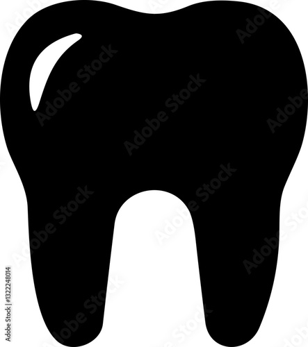 Dental flat Icon. Dentist, care, disease, teeth whitening, removal, broken, root canal, tooth filling and wisdom teeth. Vector illustration
