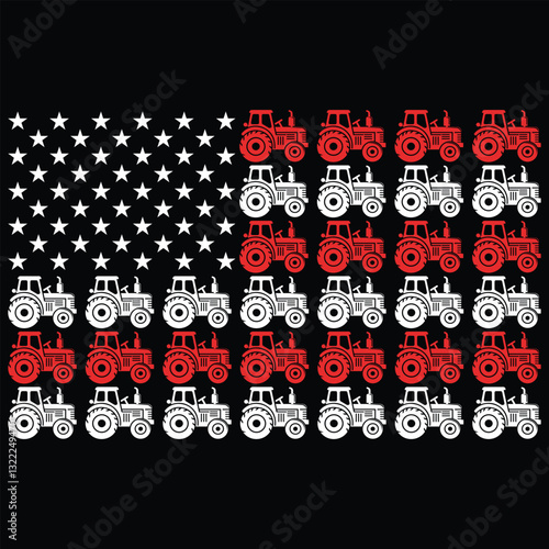Tractor T-Shirt Design with Vector Graphic by Creative Designer