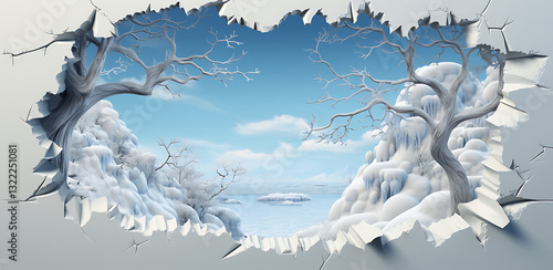 3D background for sublimation