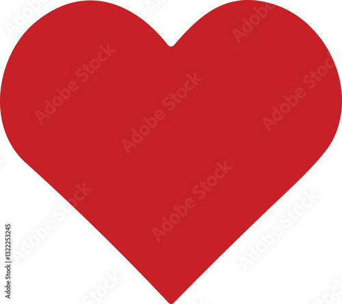 Red heart symbol, Love heart sign icon, love symbol vector. Hand drawn style. Free Download Red heart symbol, Love heart sign icon, love symbol vector. Hand drawn style. - GFXLoad