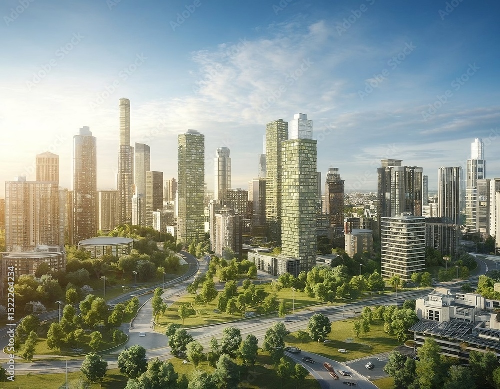 Obraz premium downtown los angeles