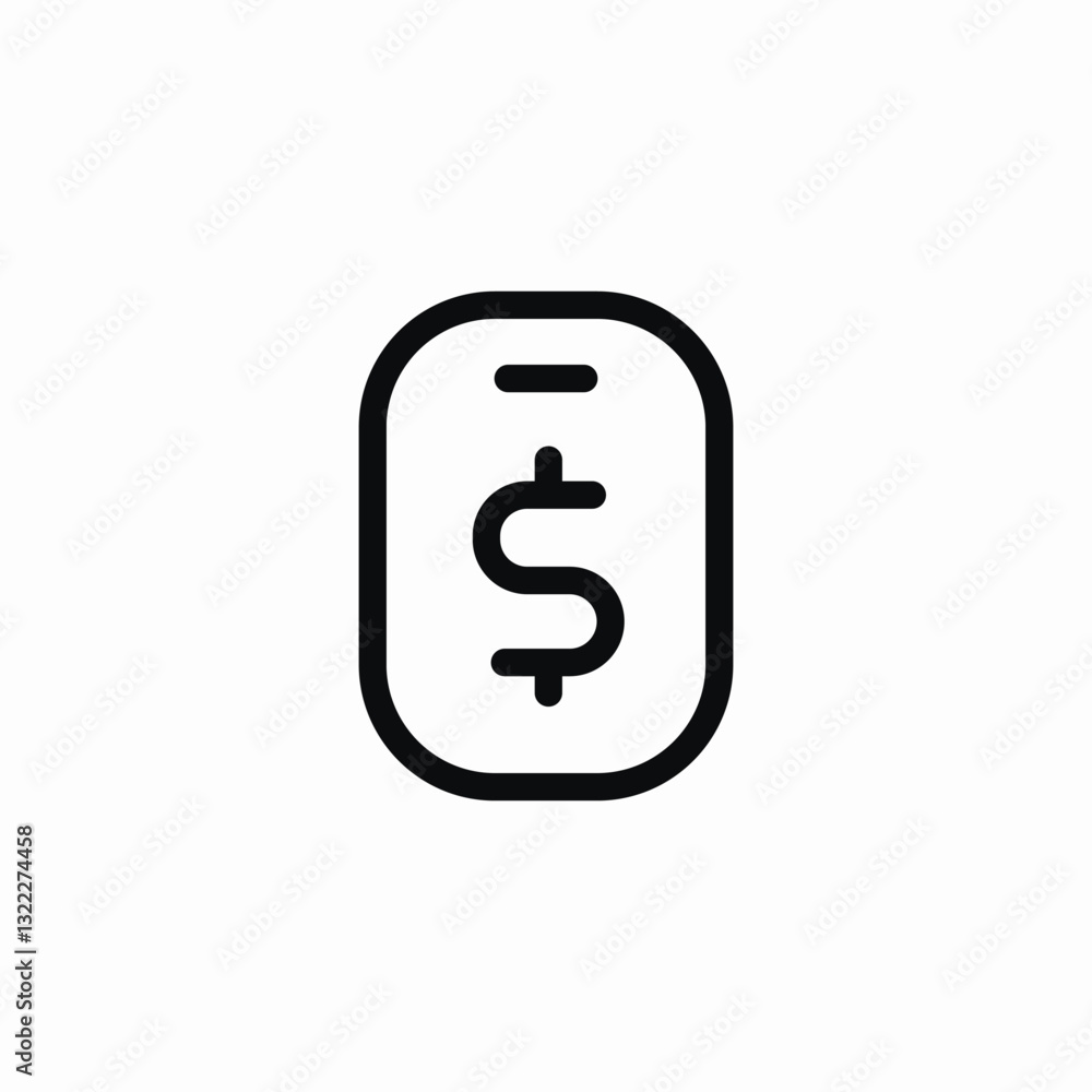mobile phone transactions icon sign vector mobile phone transactions icon sign vector